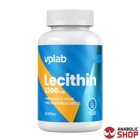 VPLAB Lecithin 1200 mg Lecitīns 120 kapsulas