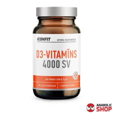 Iconfit Vitamin D3 4000SV Vitamīns D3 90 kapsulas
