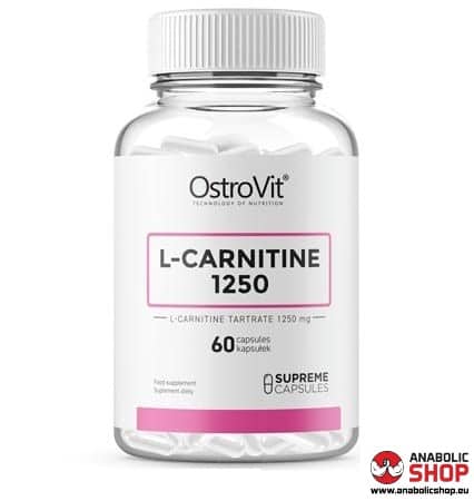 OstroVit Supreme Capsules L-Carnitine 1250 Karnitīns 60 kapsulas