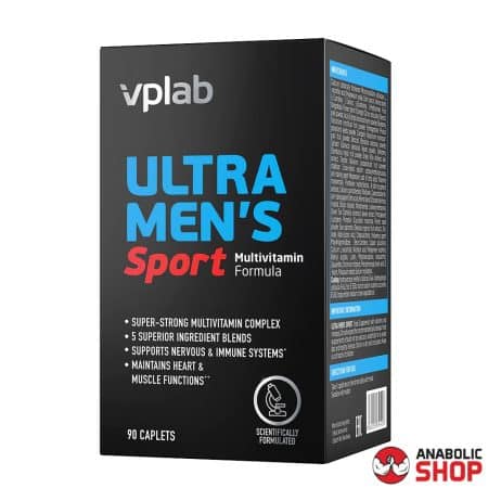 VPLAB Ultra Men's Sport Multivitamin Multivitamīnu komplekss vīriešiem 90 kapsulas