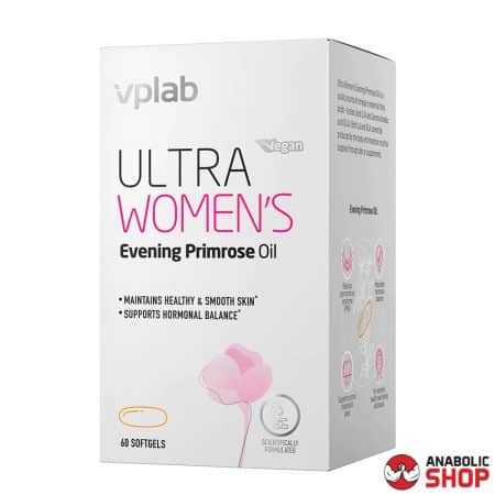 VPLAB Ultra Women's Evening Primrose oil Naktssveces Eļļa 60 kapsulas