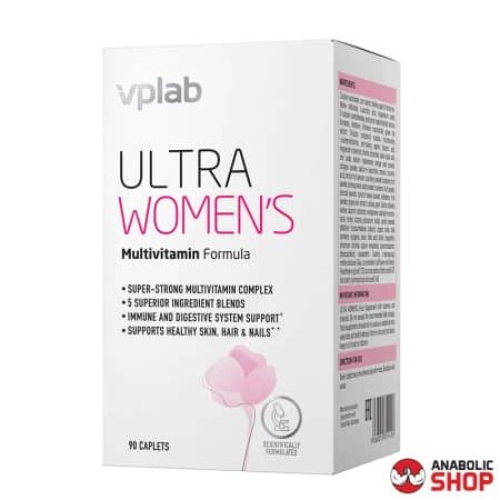 VPLAB Ultra Women Multivitamin Formula Multivitamīnu komplekss sievietēm 90 kapsulas