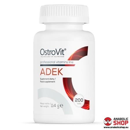 OstroVit ADEK Vitamīns A   D   E   K 200 tabletes