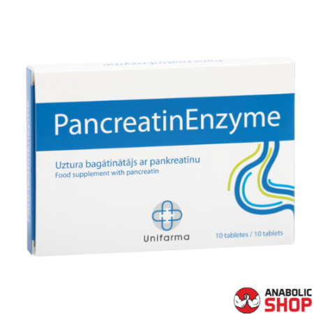 Pankreatīna enzīms/ PancreatinEnzyme 10 tabletes