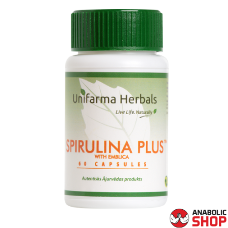 Unifarma Herbals Spirulina Plus ar Embliku, N60