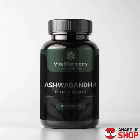 VitalHarmony Ashwagandha Ašvagandas (Vitānijas) saknes ekstrakts 90 kapsulas