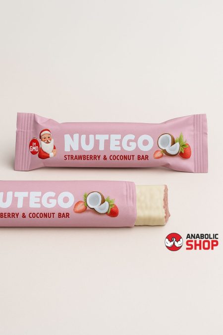 Ziemassvētku īpašais zemeņu un kokosriekstu proteīna batoniņš 45g