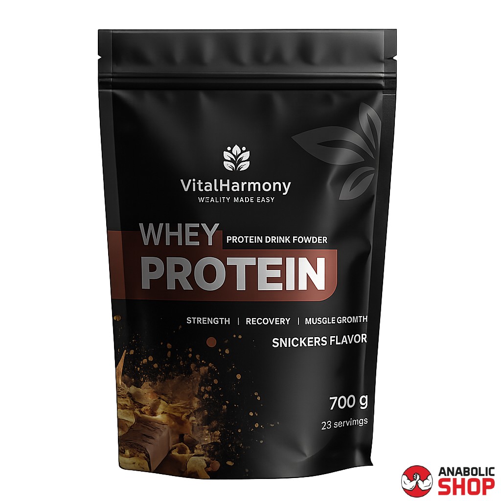 VitalHarmony VH.NUTRA Whey Protein Piena sūkalu proteīns 700 grami