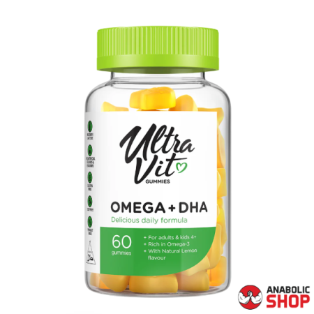 ULTRAVIT Gummies Omega + DHA 60 pastilas